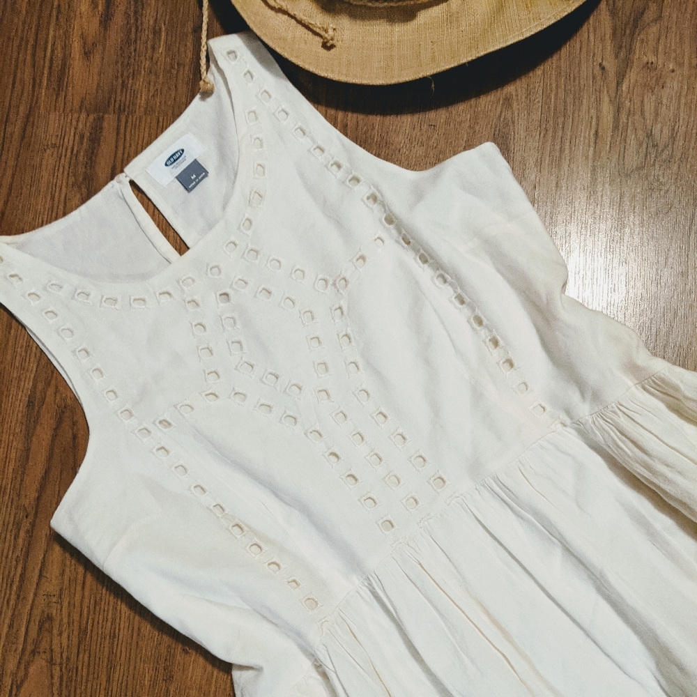 Old Navy Cotton Sun Dress sz Med - Picture 2 of 8